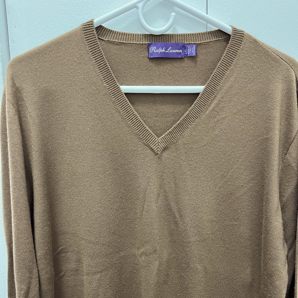 Ralph Lauren Purple Label Cashmere Sweater (V-neck)